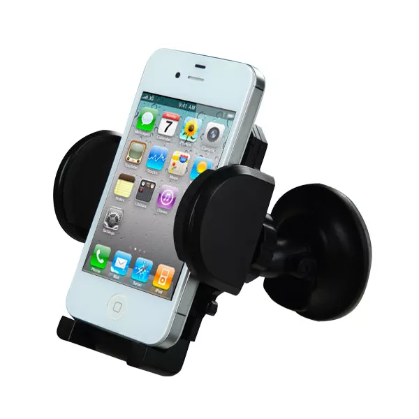 MyBat 2-in-1 Dash & Vent Phone Holder – Black Car Mount